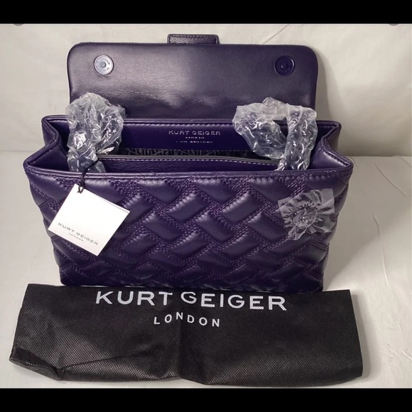 Kurt Geiger Kensington Drench Leather Shoulder Bag - Picture 8 of 8